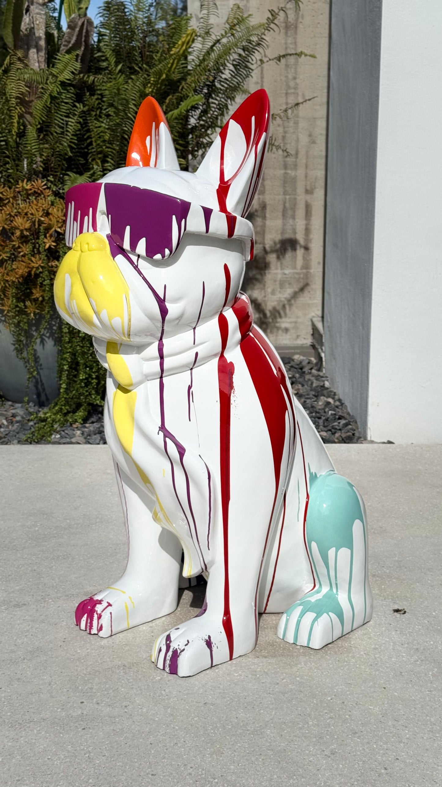 French bulldog white trash