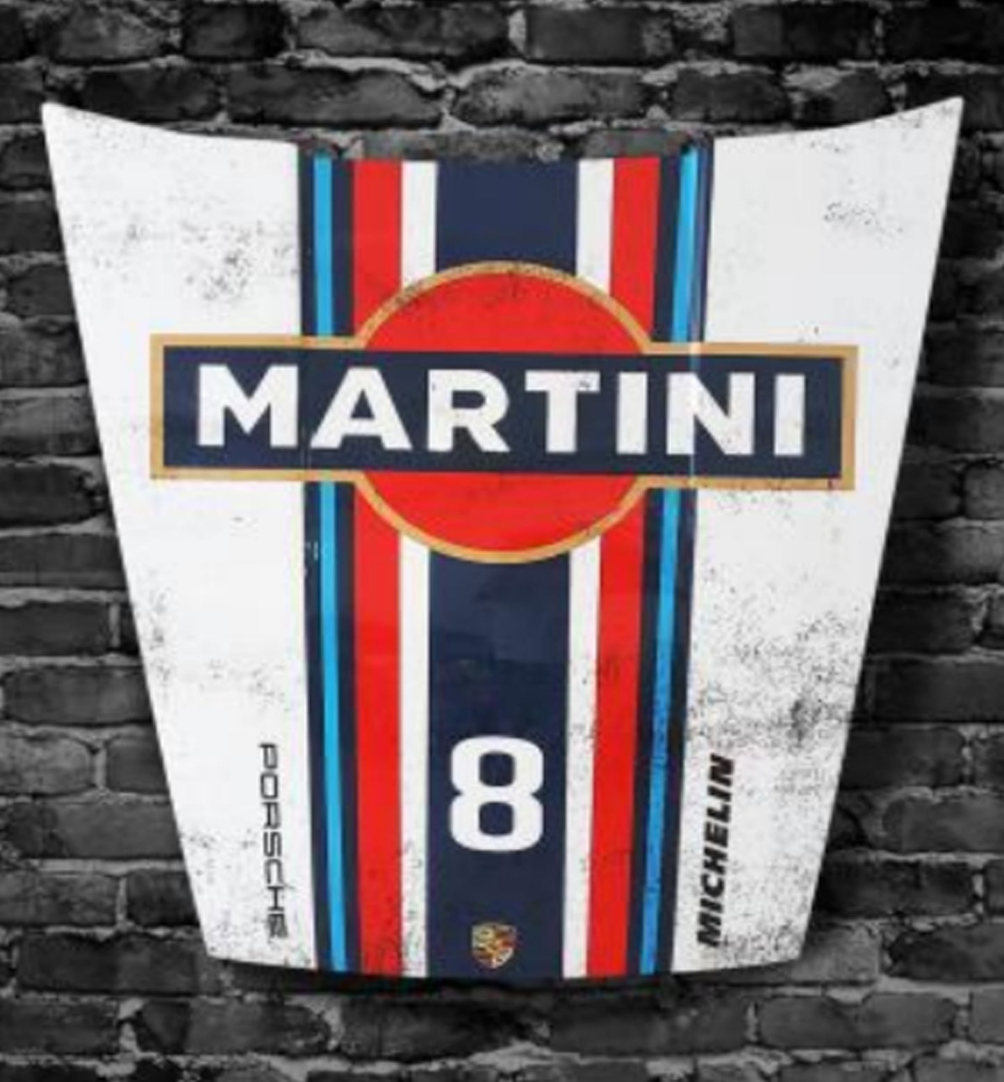 Porsche car hood