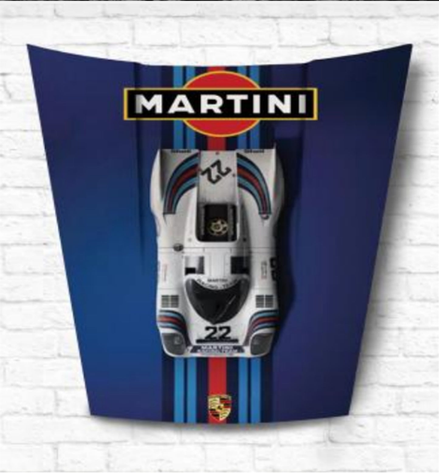 Porsche car hood