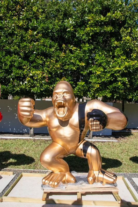 Gorilla Gold Sculpture XXL